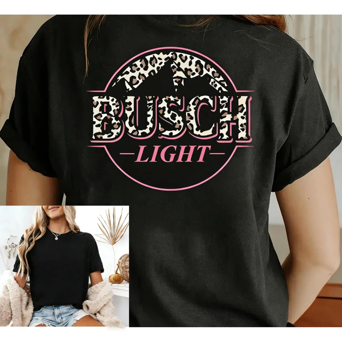 Leopard Print T-Shirt with Dual Sides Available in All Sizes and Colors Stylish Statement Pieces for Everyone