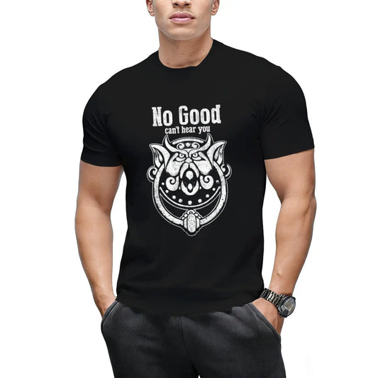 Labyrinth It's Very Rude To Stare | No Good Can't Hear You T-Shirt Graphic Tees shirts for adult youth funny vintage fashion Short Sleeve tops vacation outfits clothing Black Casual