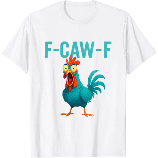Funny Rooster Chicken Farm Animal Humor Bird Lovers T-Shirt Casual Menswear