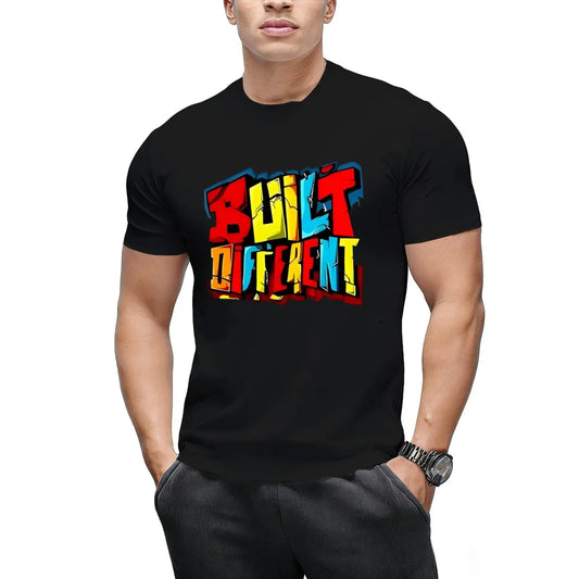 Summer Women'S Clothing Front Printed Short-Sleeved T-Shirt Top Comfortable Breathable Fabric Casual Sports Style Colorful Letters T-Shirt For Men And Women
