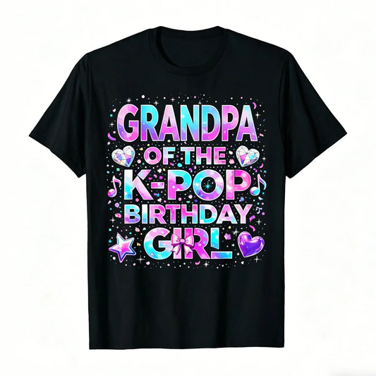 [100%25 Cotton] 100%25 Cotton Sister of The K-Pop Birthday Girls Korean Music T-Shirt
