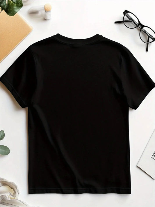 Men's 100%25 Cotton 420 Graphic Short-Sleeve Round Neck Casual Top, Menswear for All Seasons