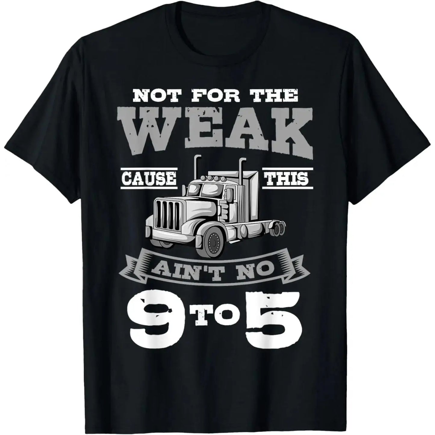 100%25 Cotton Truck Driver Trucker Truckie Driving Teamster Vehicle LGV T-Shirt