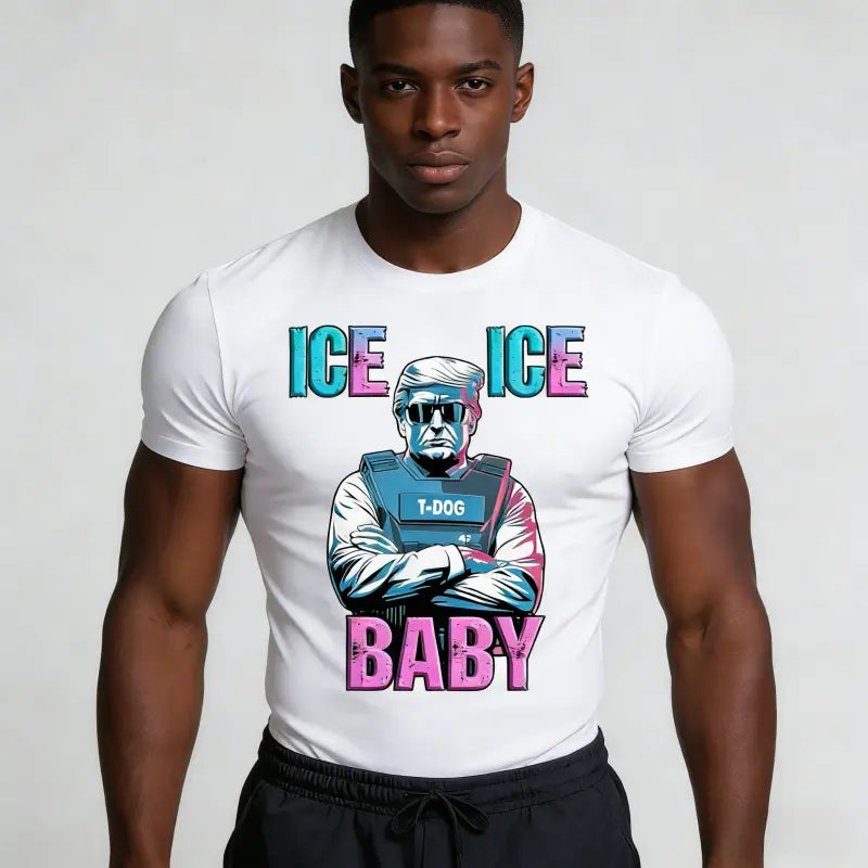 GILDAN 5000 Trump Ice Ice Baby lb37 T-Shirt 052