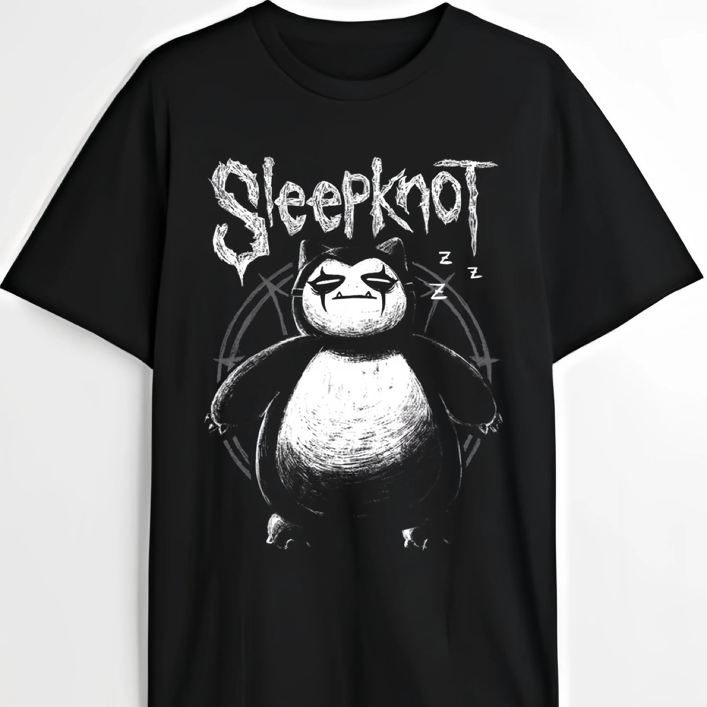 Pocket Monsters Anime T-shirt & Sweatshirt, Snorlax Sleepknot Graphic Tea, Anime & Manga Gifts