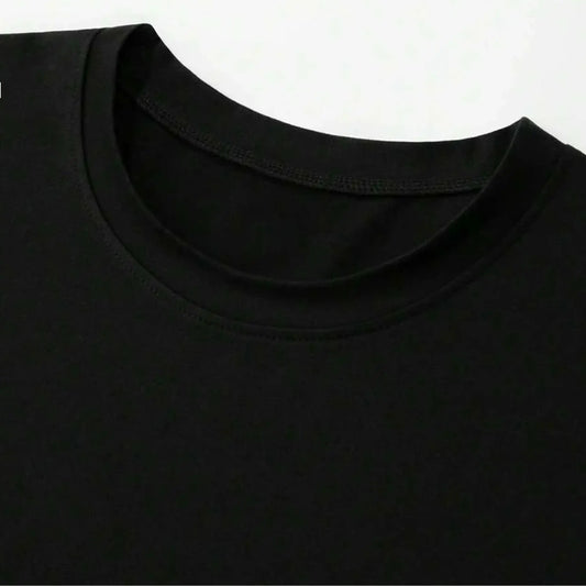 2026Men's Casual Cotton T-Shirt with Bold DON'T QUIT Motivational Graphic - White Tee, Green & Black Text, Regular Fit Short Sleeve, Machine Washable for Casual Attire & Summer Outdoor Apparel, Cotton T Shirts, Soft Fabric Shirt