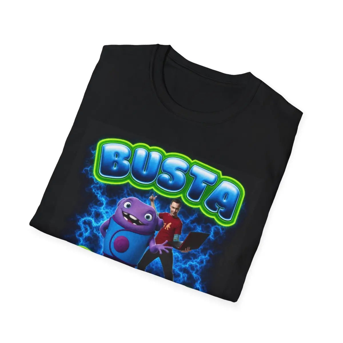 Busta Lime T-Shirt | Colorful Cartoon Alien