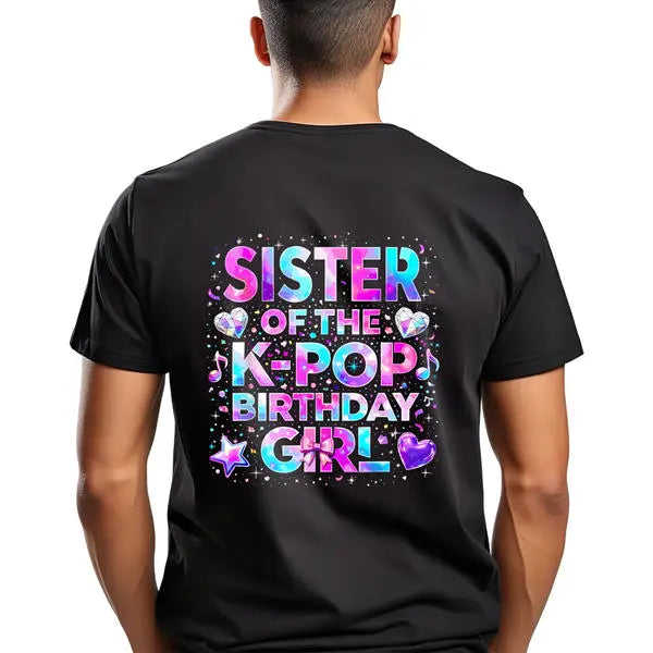 [100%25 Cotton] 100%25 Cotton Sister of The K-Pop Birthday Girls Korean Music T-Shirt
