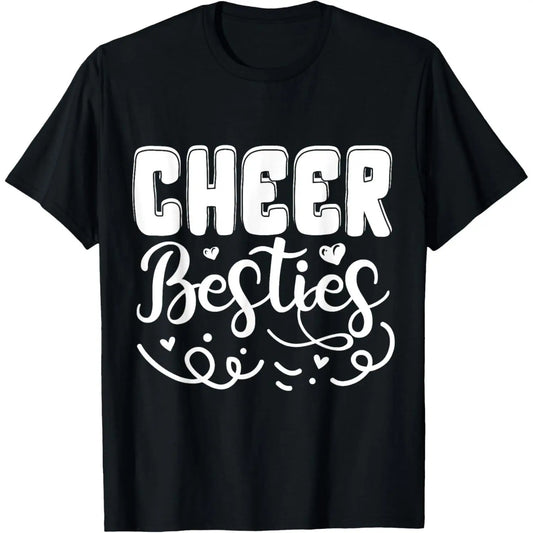 Cheerleading Besties T Shirt for Cheerleaders