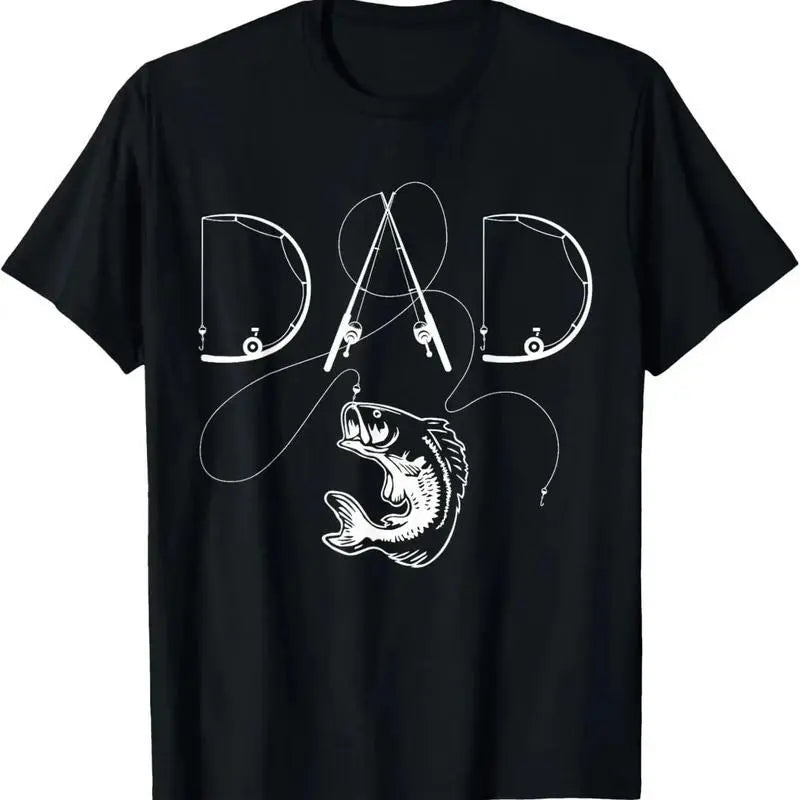 Unisex Fisherman Dad Fishing Enthusiast Fish Lover Daddy Father T-Shirt