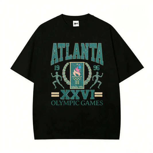 180g[100%25cotton]96 ATLANTA SUMMER GAMES CENTENNIAL VINTAGE VINTAGE UNISEX T-SHIRT