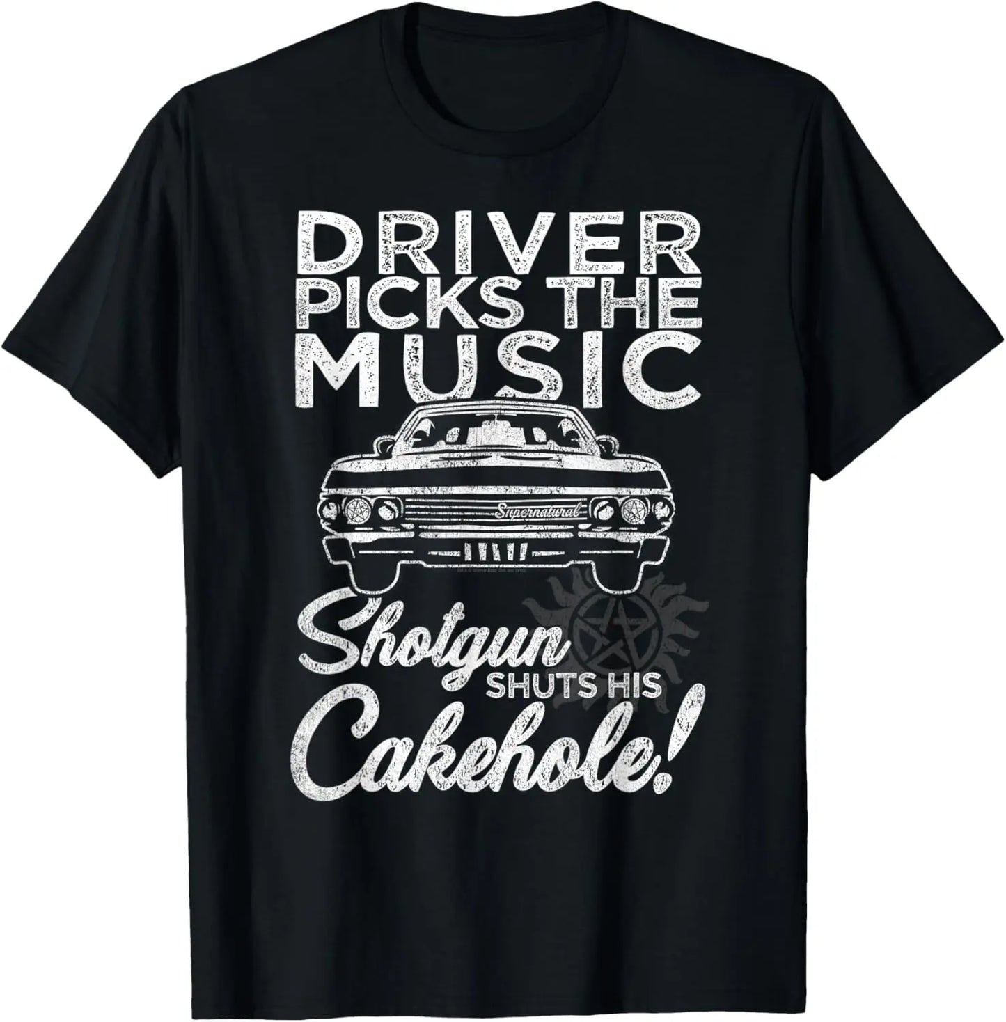 100%25 Cotton Supernatural Driver Picks Music T-Shirt