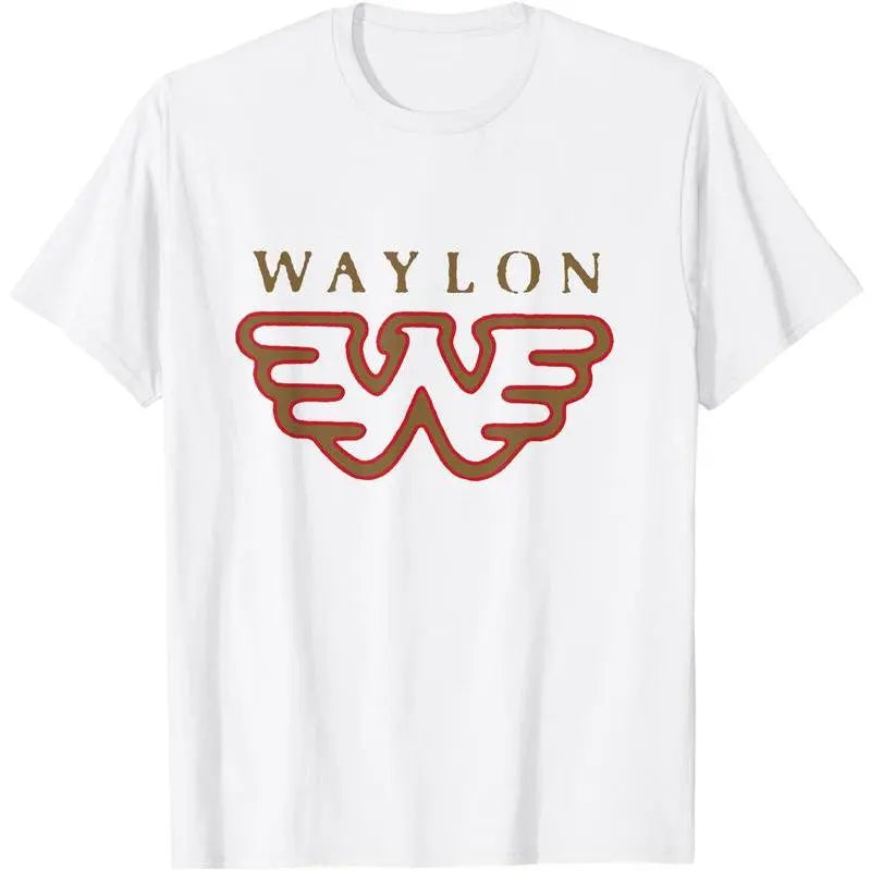 Waylon Jennings - Official Merchandise - Flying W Logo T-Shirt