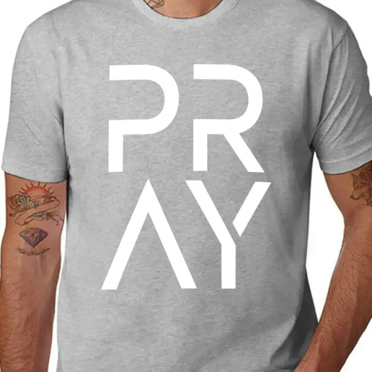 Women's Casual Prayer Warrior T-Shirt in 100%25 Cotton, Drop Shoulder Short Sleeve Top with Faith-Inspired Lettering, Fabric