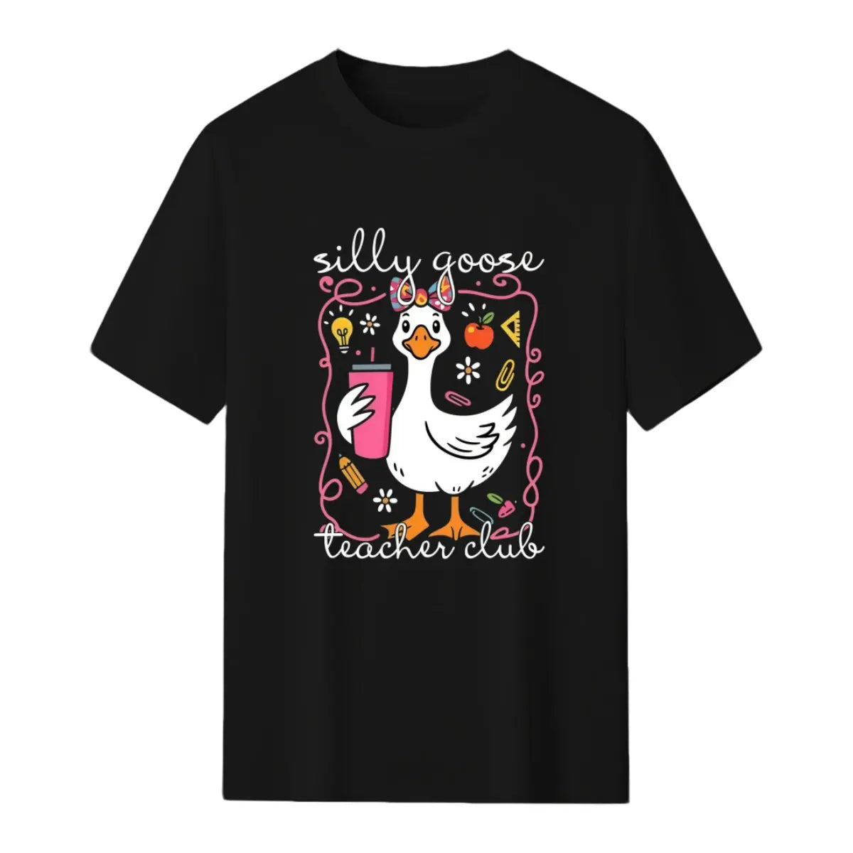 Goose Teacher Club Shirt, Funny Teacher Club T-Shirt, Cute Back To School Tee, Teacher Appreciation Gift, Funny Gift For Teacher funny shirts