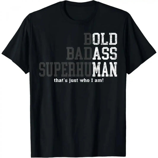 Soft Short-Sleeve Casual Round Neck Streetwear Funny Old Man Saying Gag T-Shirt for Dad - Birthday, Fathers Day Gift