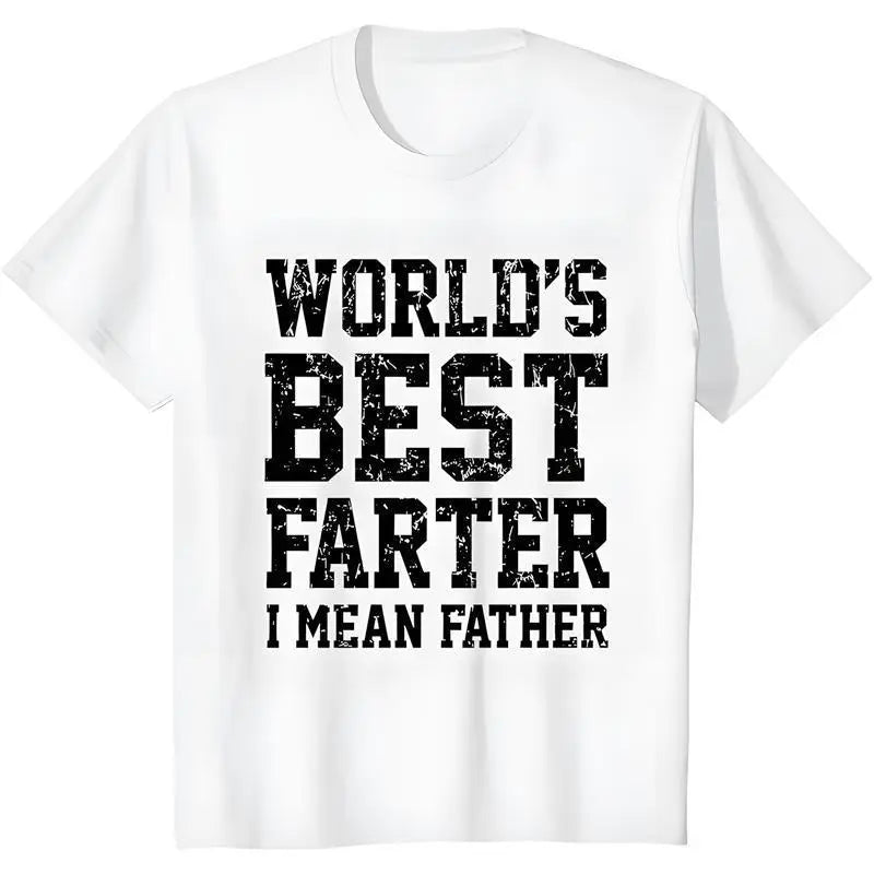 World Best Farter I Mean Father Shirt Gifts for dad  Funny t-Shirt for Men