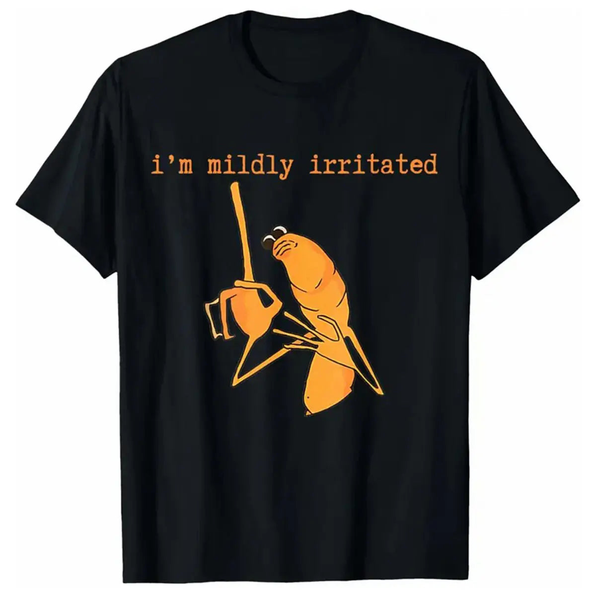 100%25 Premium Cotton graphic tees I'm Mildly Irritated Marcus The Worm Funny Marcus Robert T-Shirt