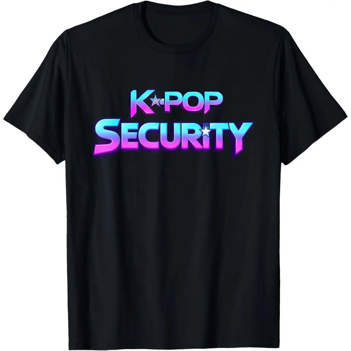 100%25 Cotton K-Pop Security Mom Dad Kid Funny Birthday Bday Concert Staff T-Shirt