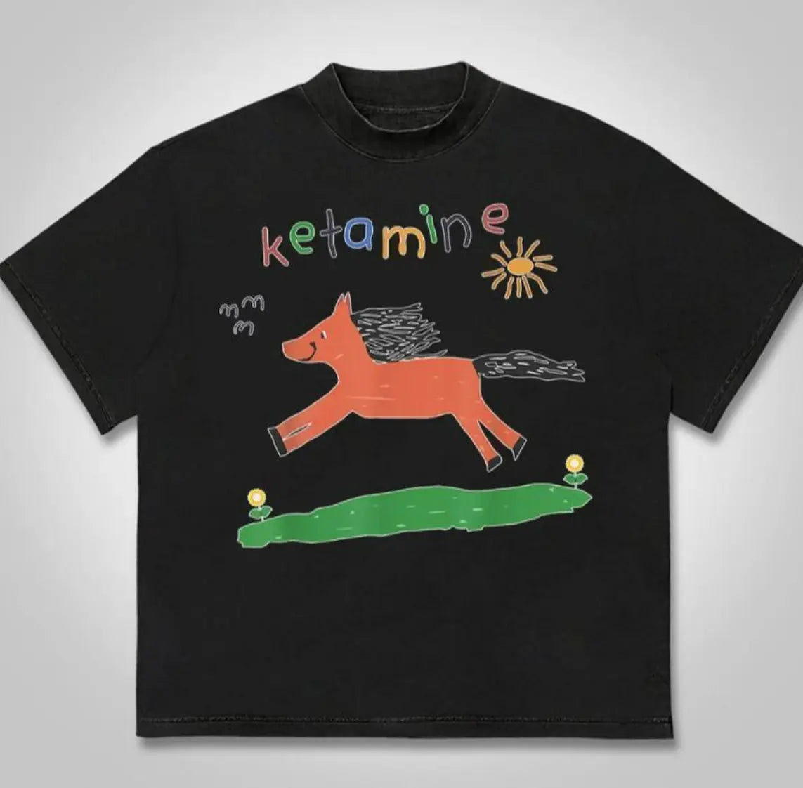 Father' Day Gift-Ketamine Pony Nurse Meme T-Shirt Cotton Menswear Streetwear Tee