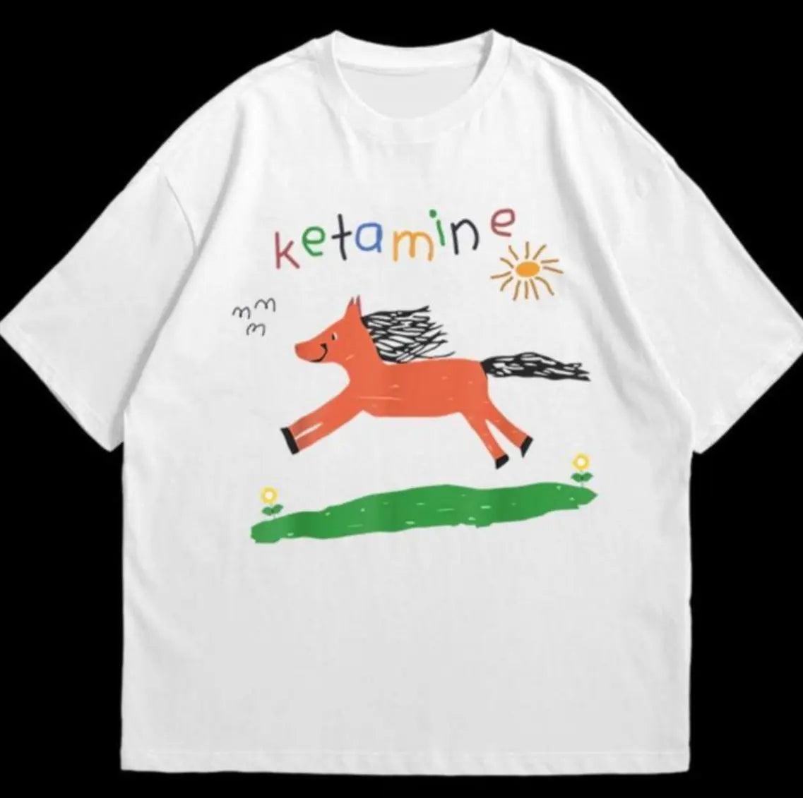 Father' Day Gift-Ketamine Pony Nurse Meme T-Shirt Cotton Menswear Streetwear Tee