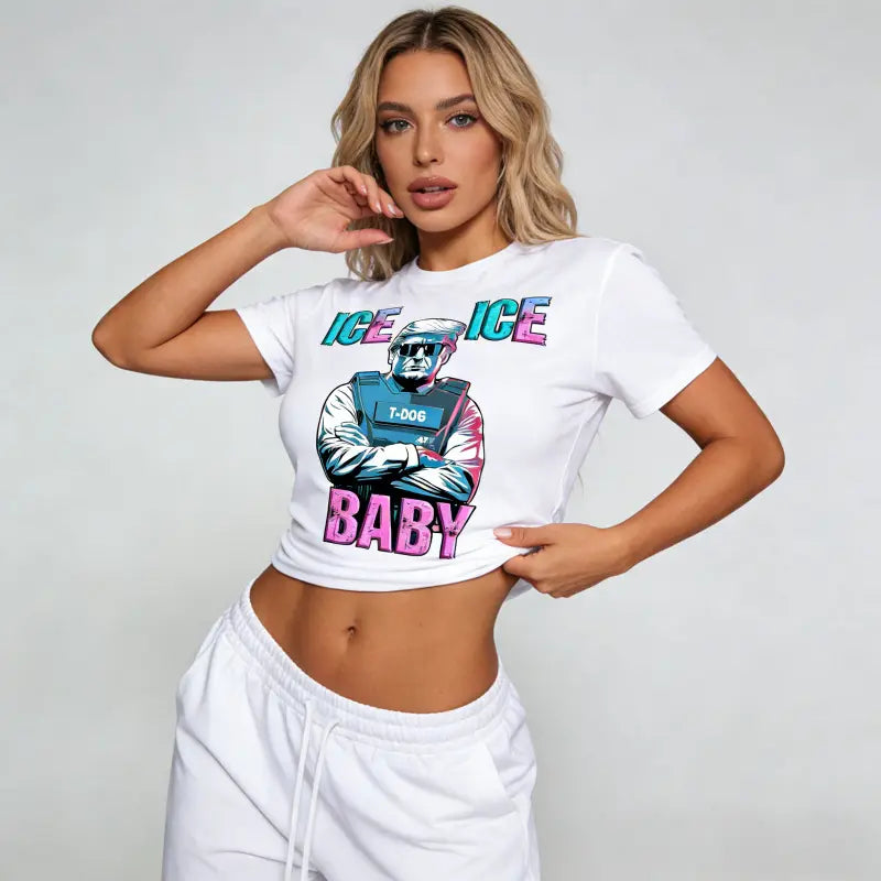 GILDAN 5000 Trump Ice Ice Baby lb37 T-Shirt 052