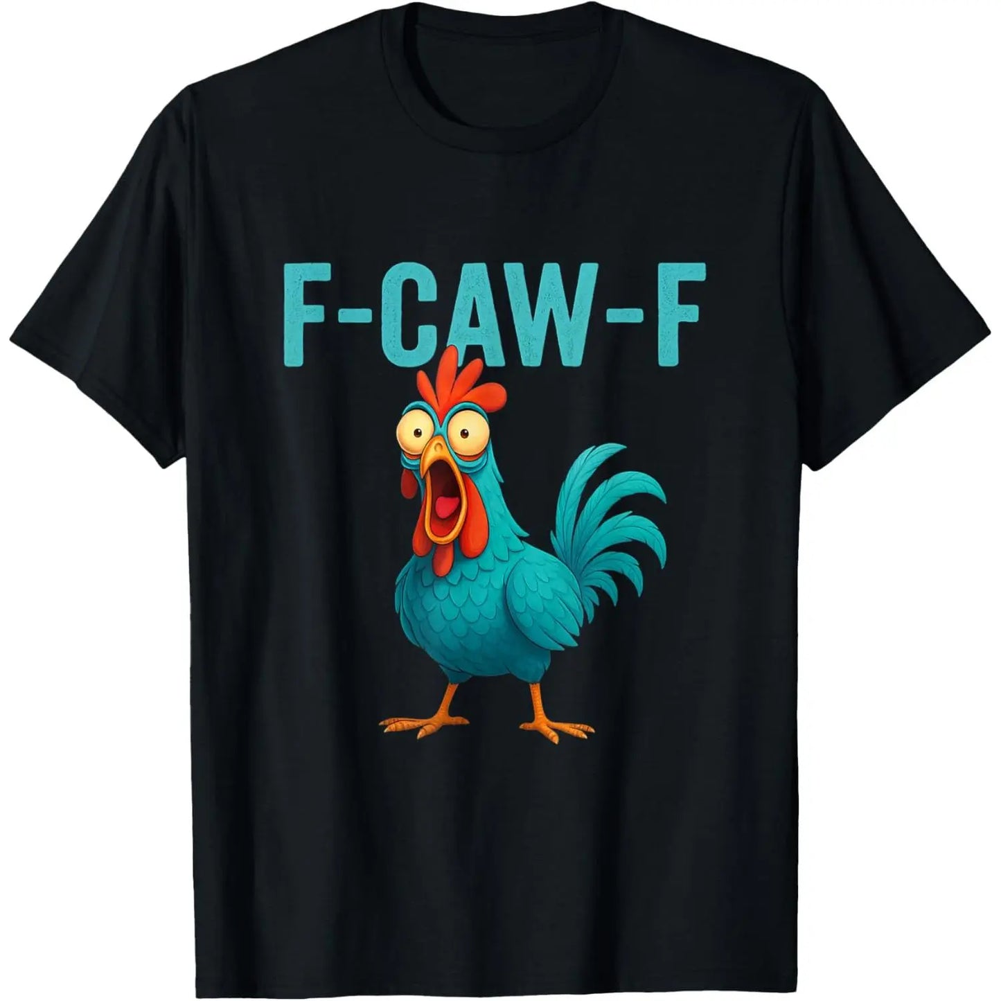 Funny Rooster Chicken Farm Animal Humor Bird Lovers T-Shirt Casual Menswear