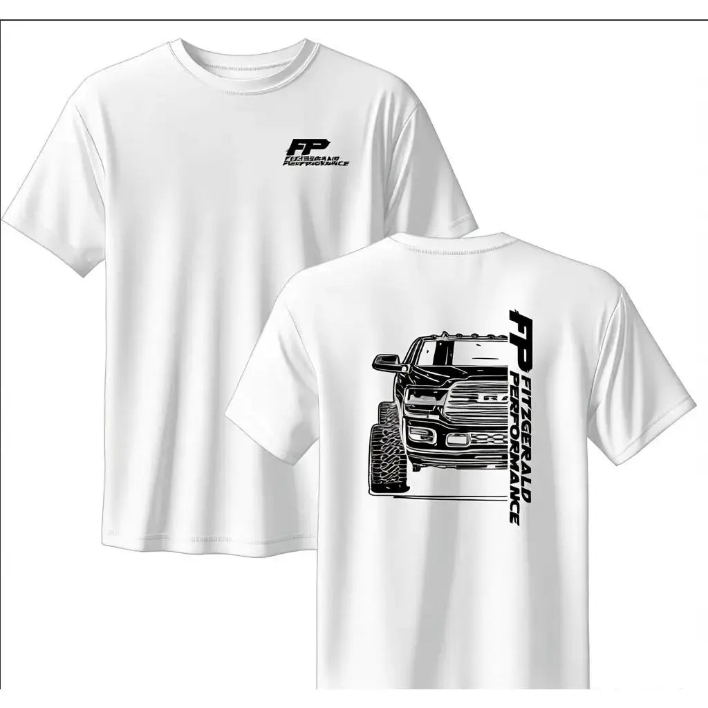 Truck Line Graphic Tee 100%25 cotton – Diesel Mechanic Inspired Top with Lifted Truck Design, Unisex Streetwear, Perfect Gift for Auto Enthusiasts