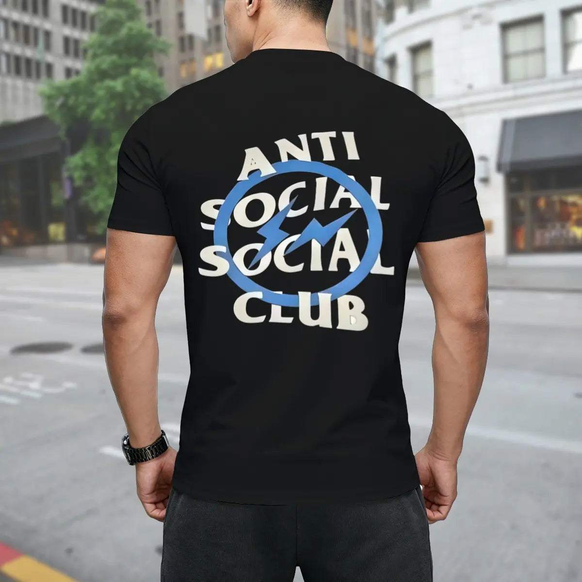 Graphic 1pcs Men's Cotton Tee Cool Double Sided Digital Printed Shirt Casual Daily Wear Short Sleeve Crew Neck Tee