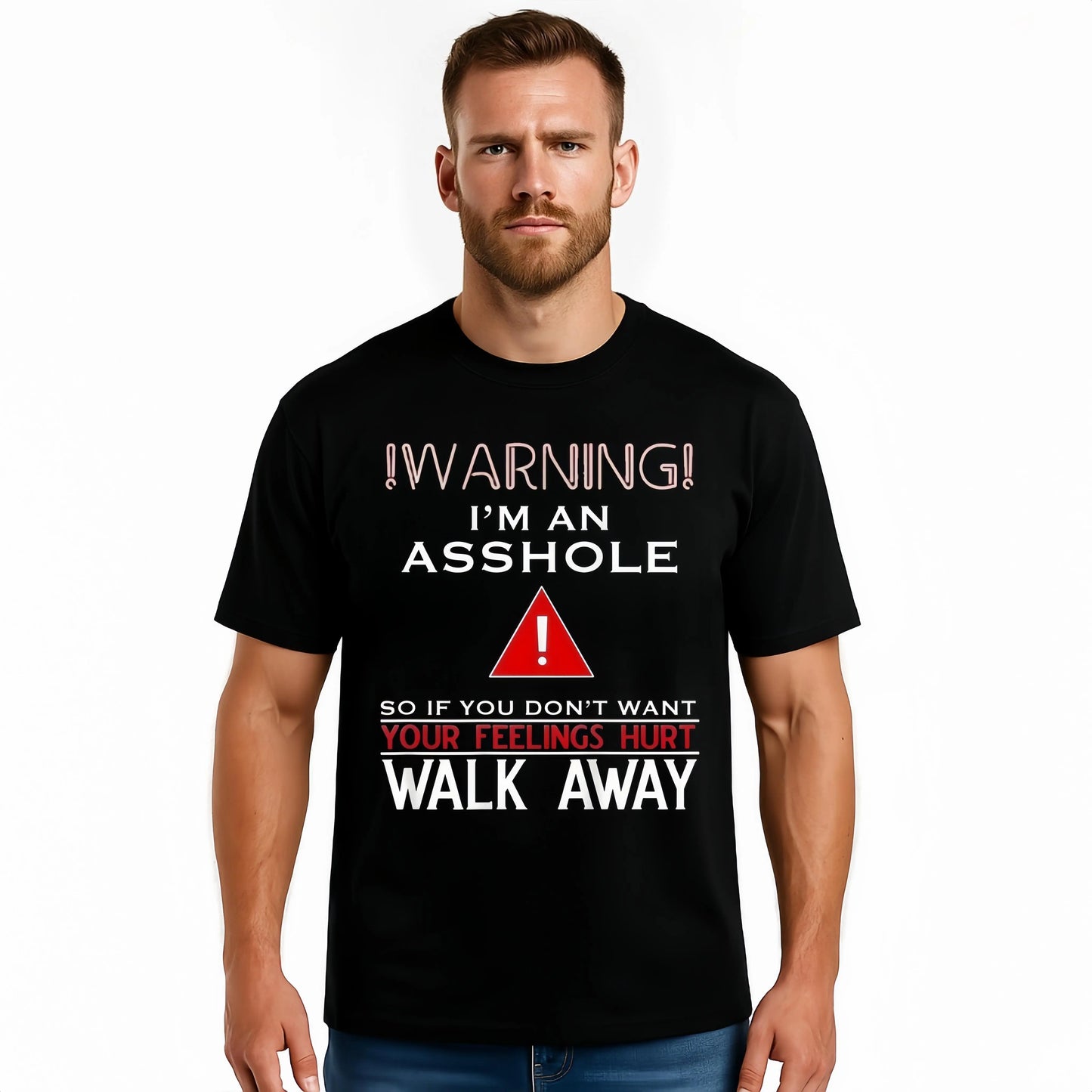 Anti Social Shirt Warning I'm An T-Shirt Adult Humor Soft Cotton Crew Neck Shortsleeve Casual Classic Graphic Tee for Men Comfortable Versatile Everyday Wear Black Menswear Tops