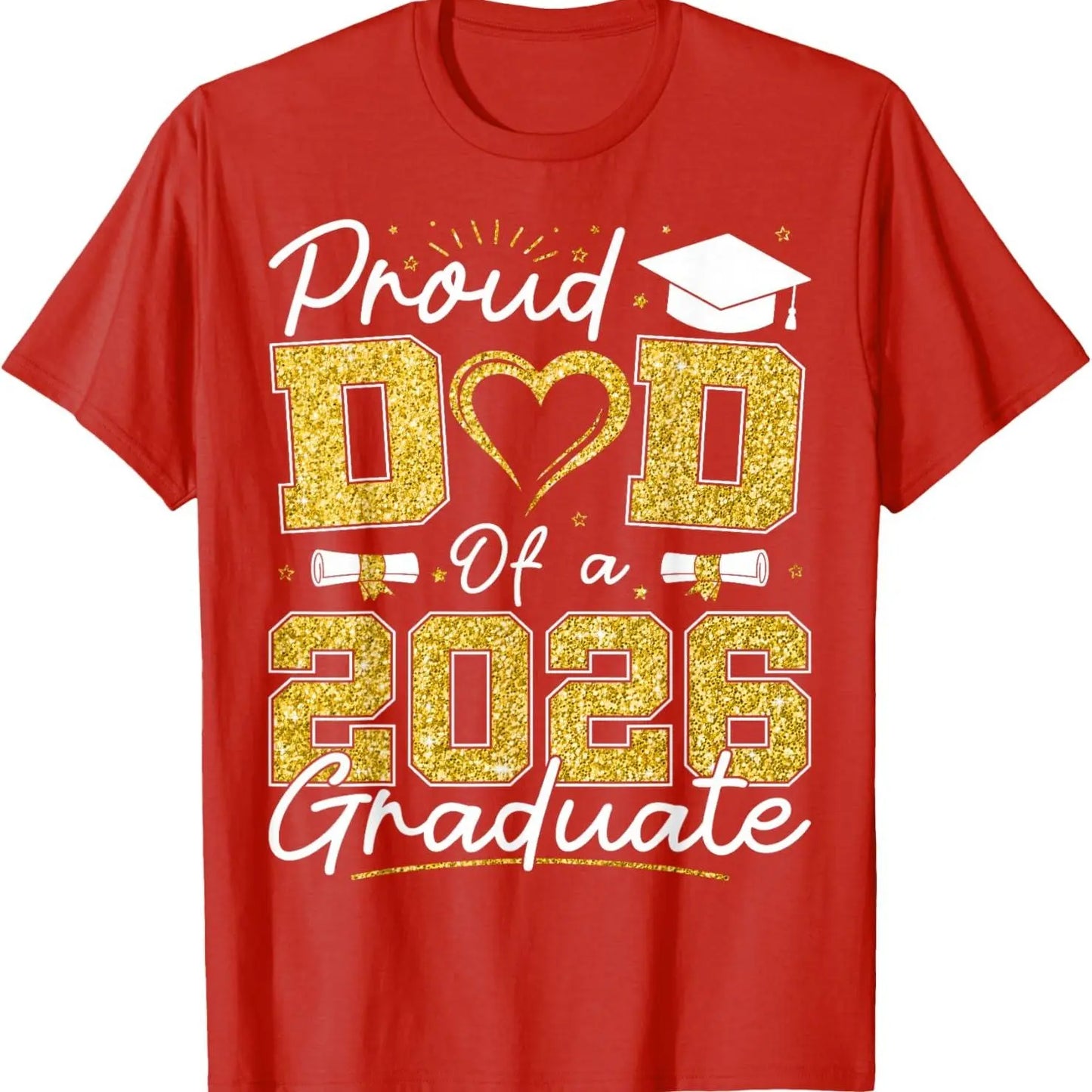 Proud Dad of 2026 Graduate Senior 2026 Grad Family T-Shirt