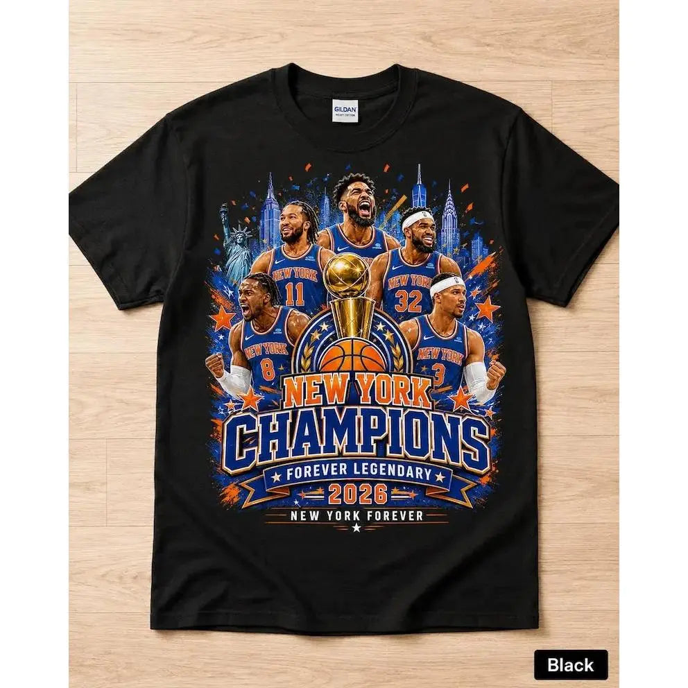 New York 2026 City Shirt, Blue Orange Glory Shirt, NYC Basketball Fan Gift