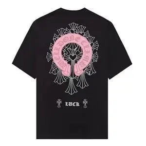 Autumn Summer Short Sleeved Men's Horseshoe Designer Printed High Street Casual Top T-shirt Women Cotton Unisex Luxury Brand Novelty Graphic T Shirt funny tshirt Undershirts Tees Casual Streetwear Classic Plain Men's Women Cotton Moisture Wicking Short