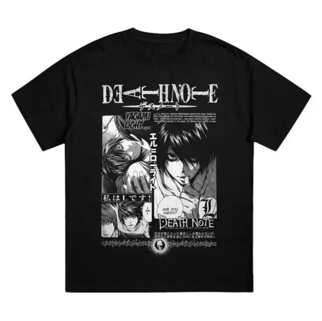 [100%25 Cotton] Summer Tee Summer Tee Anime Vintage Graphic Tee, Shinigami Eyes Tee, Death Note Shirt, Manga Anime Shirt, Unisex T-Shirt, Anime Clothing Top Menswear Womenswear Streetwear