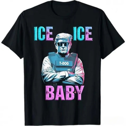 GILDAN 5000 Trump Ice Ice Baby lb37 T-Shirt 052