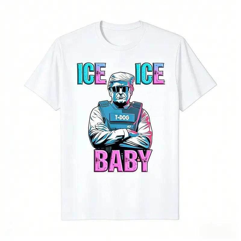 GILDAN 5000 Trump Ice Ice Baby lb37 T-Shirt 052