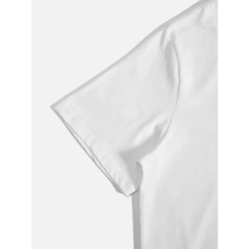[Casual Comfort T-Shirt] Stylish Heart Print Women's Casual T-Shirt - Comfortable Crew Neck, Short Sleeve White with Leopard & Floral Heart Design 052