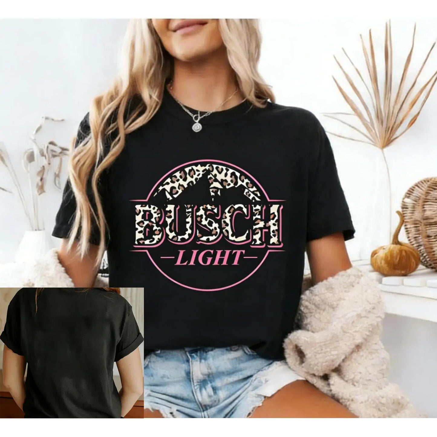 Leopard Print T-Shirt with Dual Sides Available in All Sizes and Colors Stylish Statement Pieces for Everyone