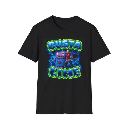 Busta Lime T-Shirt | Colorful Cartoon Alien
