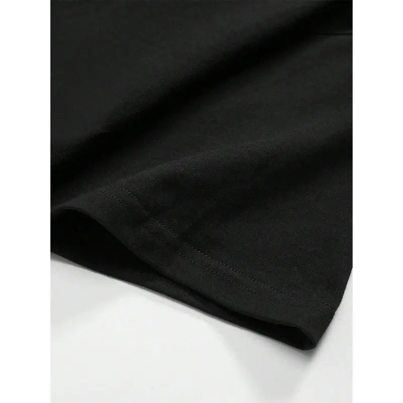180g[100%25cotton]A Comfortable And Fitting Men'S T-Shirt Featuring a Deer Design - a Casual Black Short-Sleeve Round Neck with Green And Yellow Letters, Perfect for Halloween Or Casual Wear