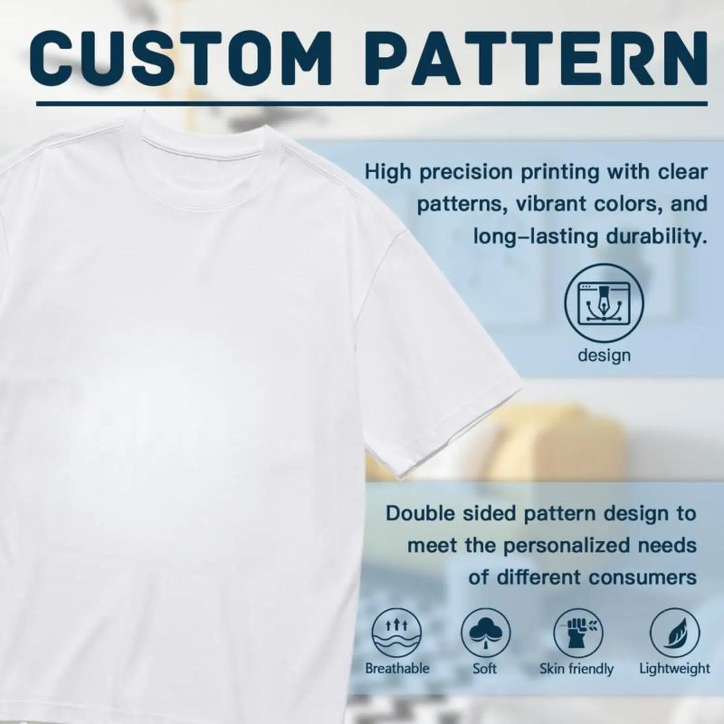 Autism Accept Understand Love Rainbow Sun Cloud Puzzle Pieces Handprints Flowers Stars Printed T-Shirt Crewneck Casual Wear For Autism Awareness And Support