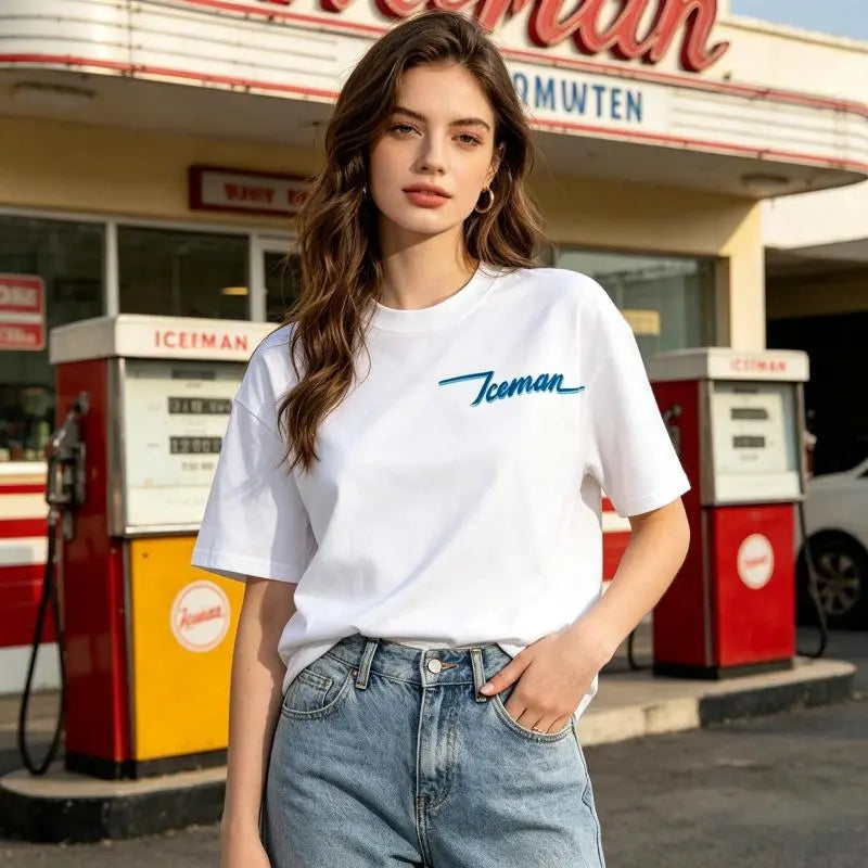 "Ice Man" Drake Retro 3.0 T-shirt, unisex rap shirt, rap T-shirt, music fan shirt, rapper merchandise gift, gift for him, gift for her, Y2K women's and men's patterned T-shirt top, round neck clothing