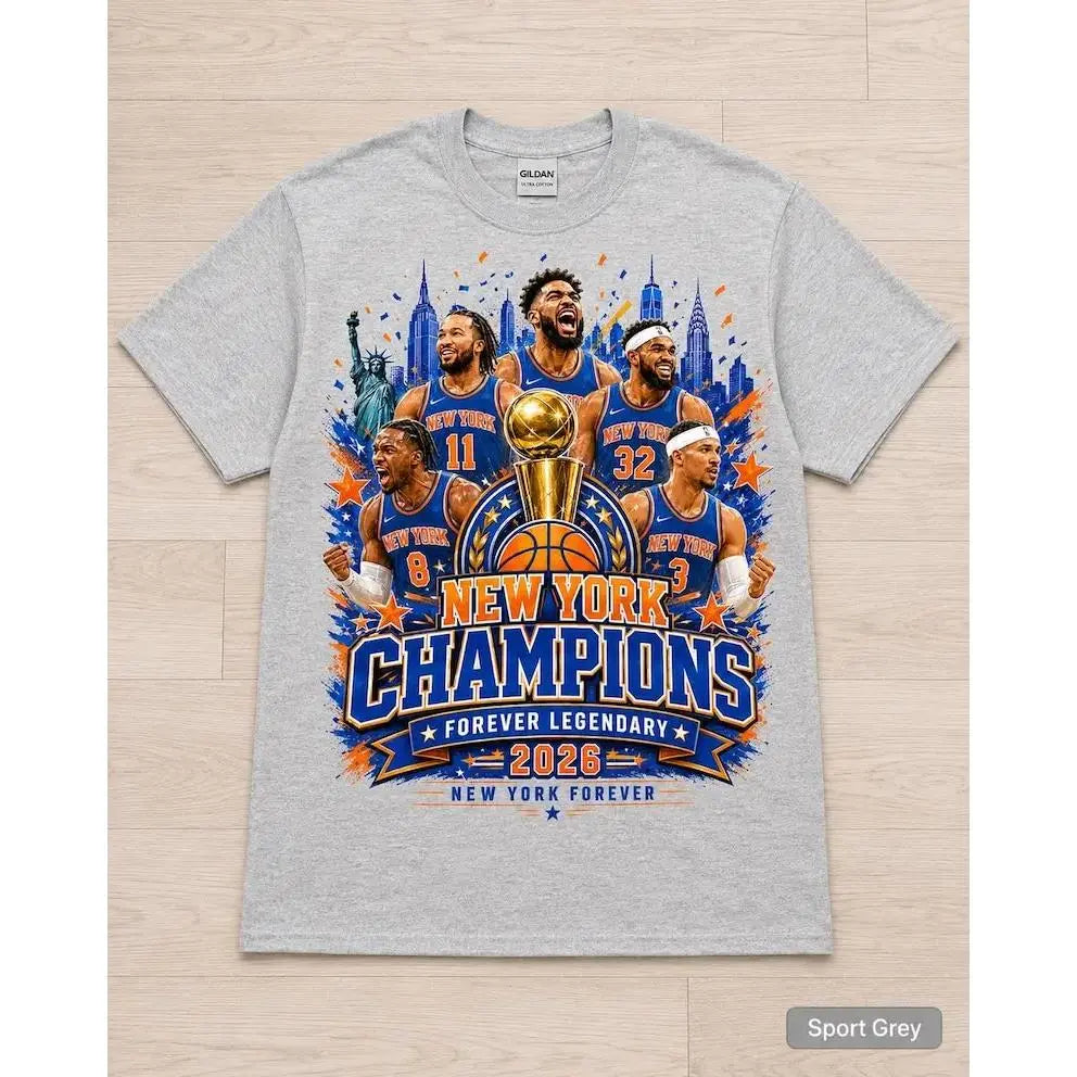 New York 2026 City Shirt, Blue Orange Glory Shirt, NYC Basketball Fan Gift