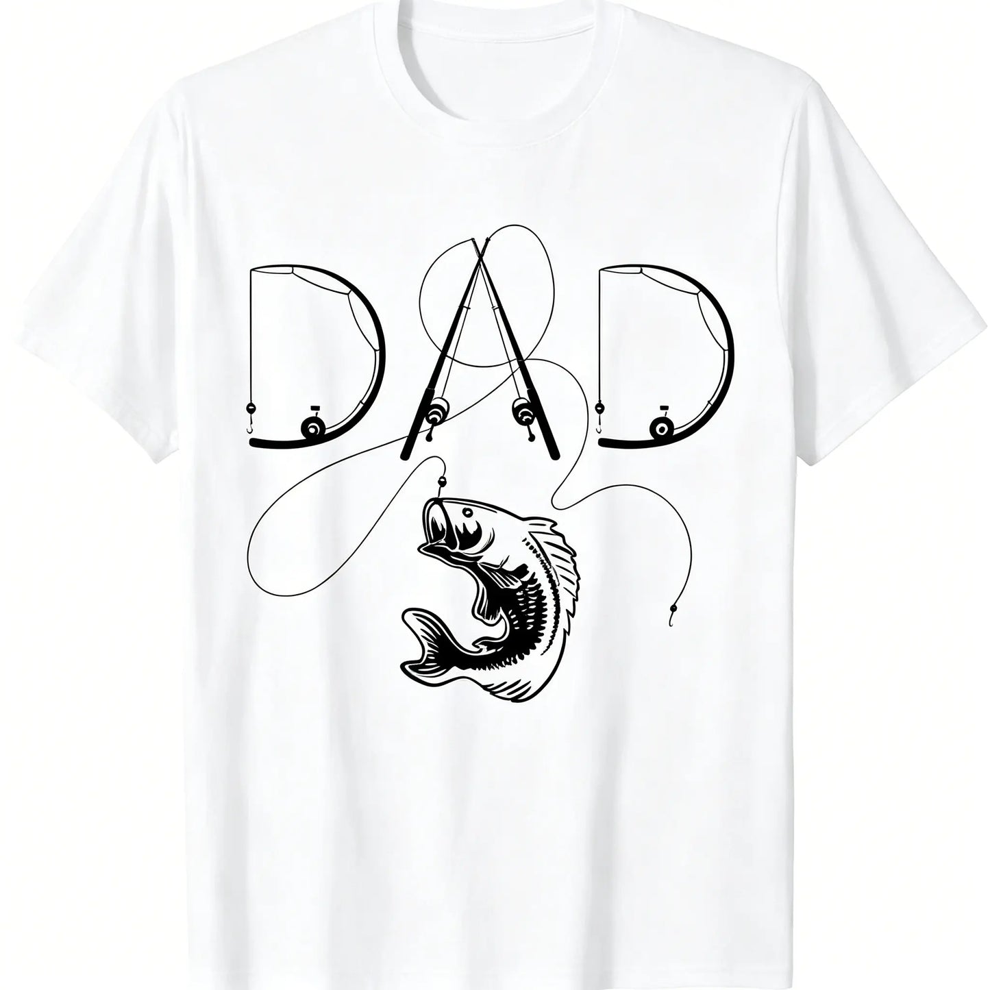 Unisex Fisherman Dad Fishing Enthusiast Fish Lover Daddy Father T-Shirt